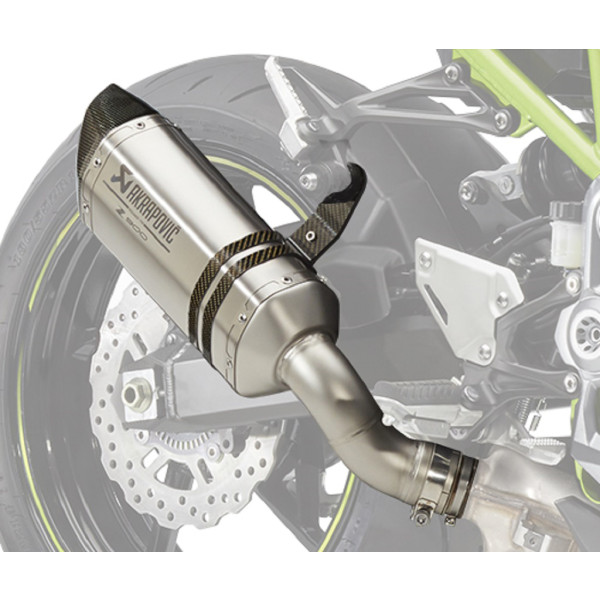 Kawasaki Akrapovic titanium exhaust